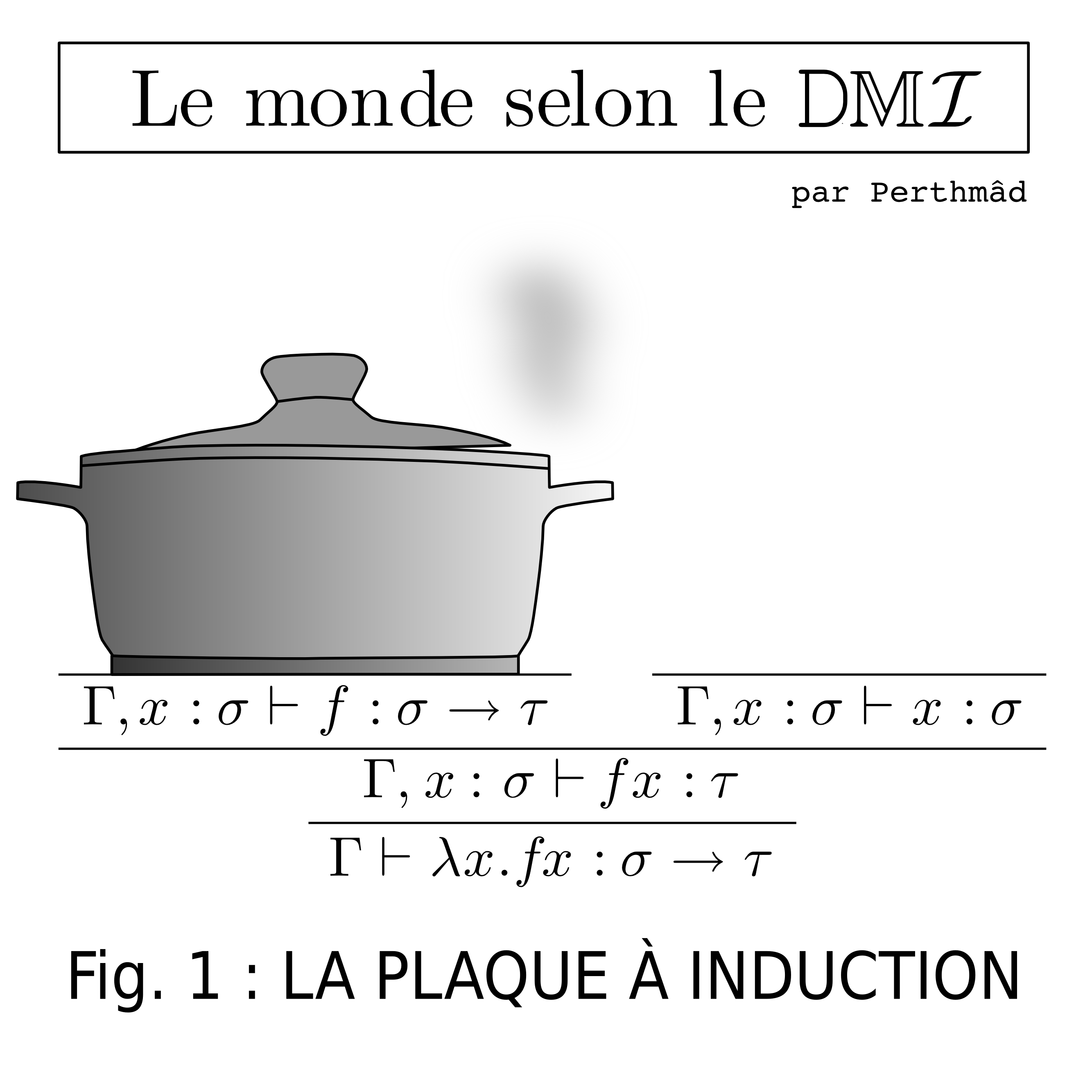 La plaque à induction.